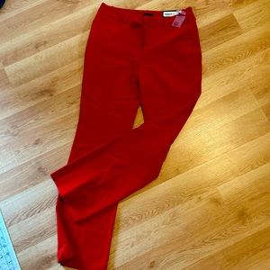 Red Worthington dress pants. Size 8.